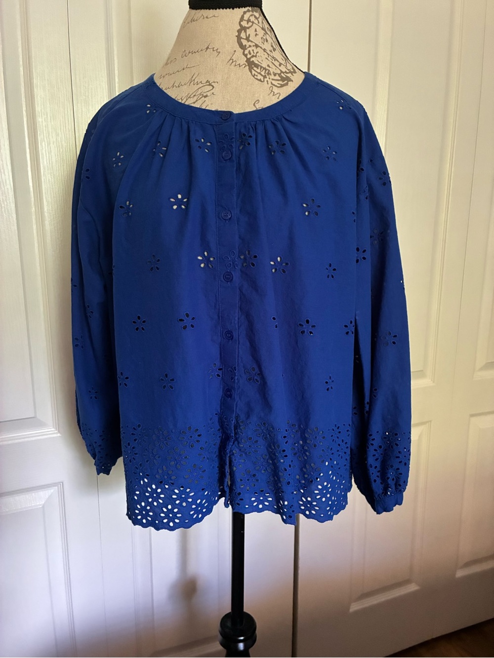 Loft Eyelet Blouse